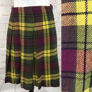 Vintage Bobbie Brooks plaid skirt